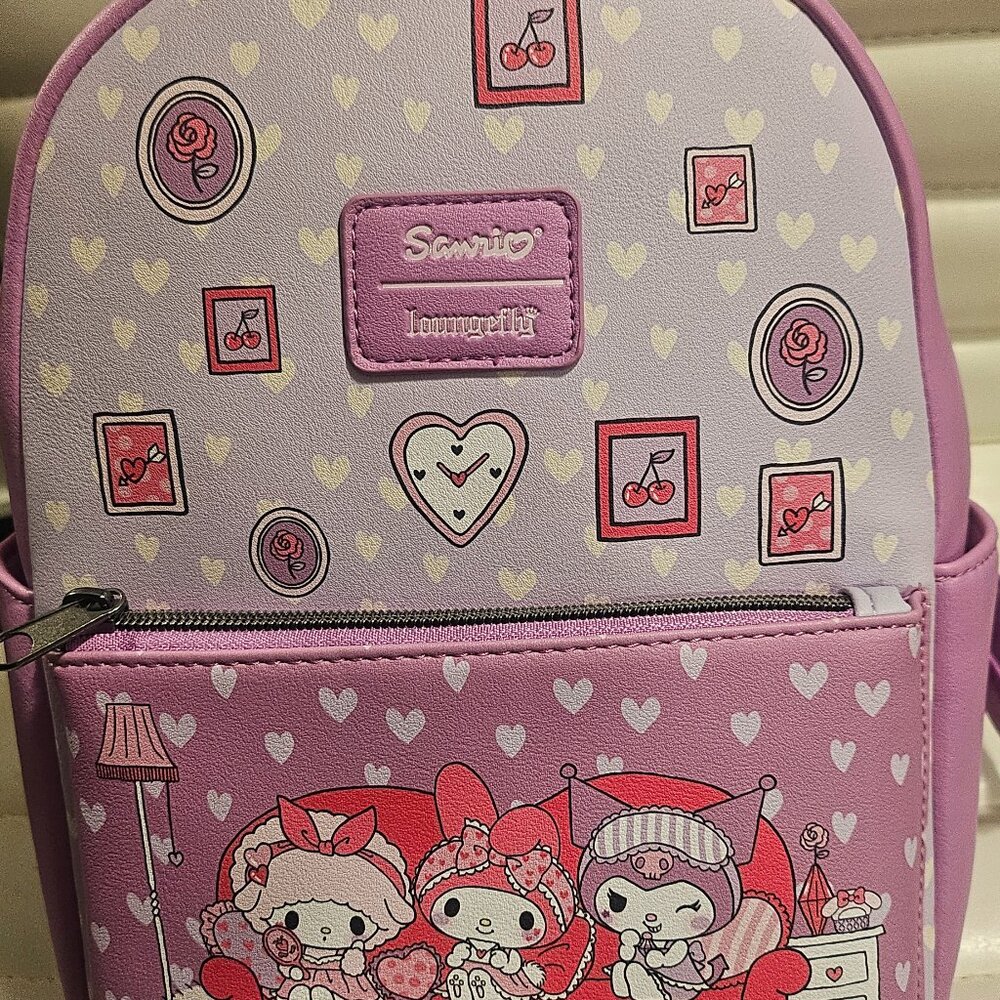 Loungefly Lavender Sanrio My Melody & Friends Mini Backpack